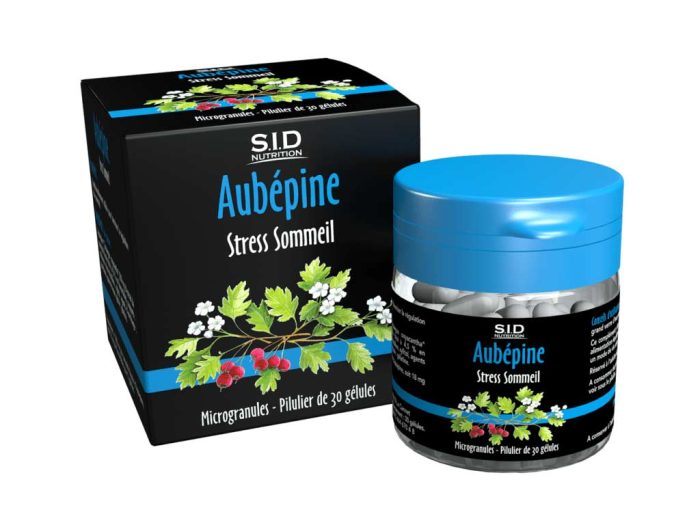 Aubépine stress sommeil