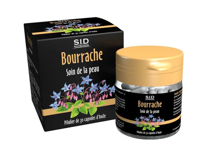 Bourrache soin de la peau