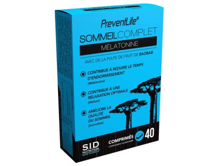 Sommeil complet mélatonine